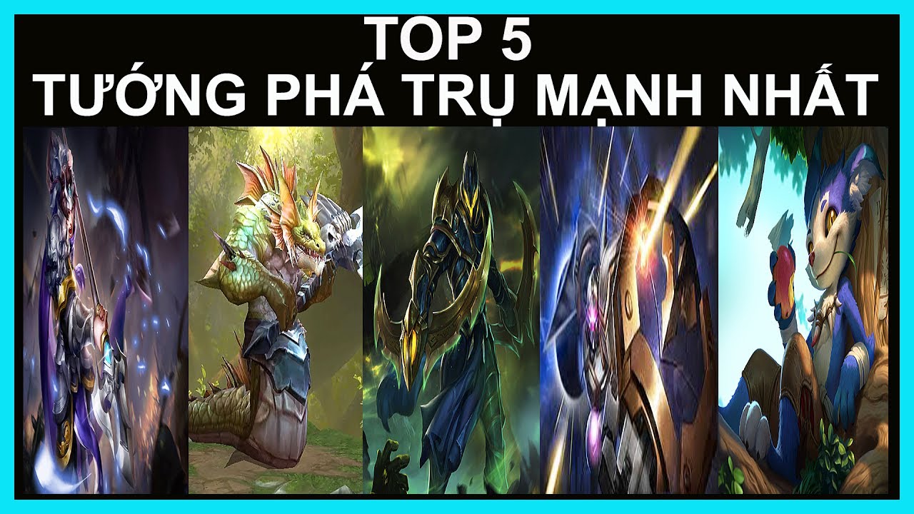 Liên Quân- TOP 5 Tướng Phá Trụ Nhanh Nhất Mùa 3- Liên Quân Mobile