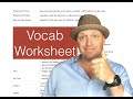 Real Estate Exam Vocabulary worksheet