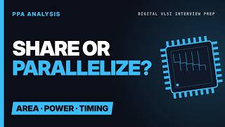 Information Resource Sharing vs Parallelism: Area, Power and Timing Tradeoffs | VLSI Interview Question Guide