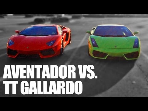 Underground Racing Twin Turbo Gallardo vs Lamborghini Aventador LP700-4