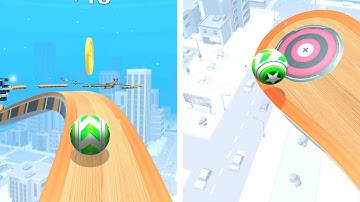 Sky Rolling Going Balls — All Levels Mobile Gameplay Walkthrough Android iOS part 47