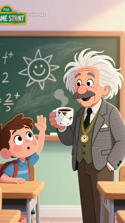 Einstein Dan Secangkir Kopi || #shorts #storysnoopz