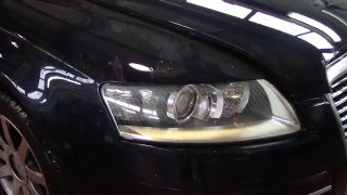 Замена лампы фары Ауди А6 / Replacement lamp headlights AUDI A6 Замена лампы фары Ауди А6 / Replacement lamp headlights AUDI A6