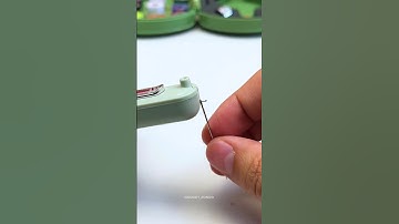 2 in 1 needle threader tool #besthomegadgets #needlethreader #usefulgadgets #shorts