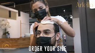 Artello Smart Hair Patch / Wig for Men with 100% Natural Human Hair | Fix with Tape, Glue or Clips screenshot 3