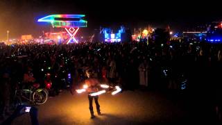 Fire Dancer at Burning Man 2011 Rites of Passage