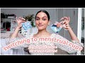 my first zero waste period // saalt vs lena menstrual cup, thinx underwear & PCOS