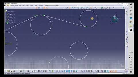 HOW TO DRAW Infinite,Bi-tangent,bisection line norm IN CATIA V5 SKETCHER WORKBENCH TUTORIAL NO : 06