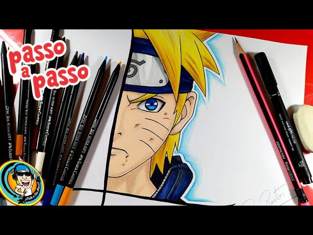 Animes e tudo mais: Como desenhar Kakashi do anime Naruto em apenas