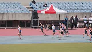2023年港都盃全國田徑錦標賽　公開女子　100公尺　準決賽  第二組