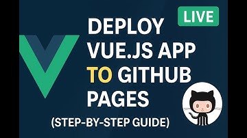 🌐 Deploy Your Vue Web App | Website to GitHub for Free! | Full Tutorial