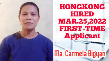 HONGKONG HIRED First-timer applicant| @joyneri.jobhiring