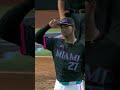 Heriberto Hernandez makes a great catch at the wall! #Marlins #Miami #mlb