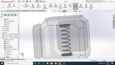 How to create Animated Spring in SolidWorks