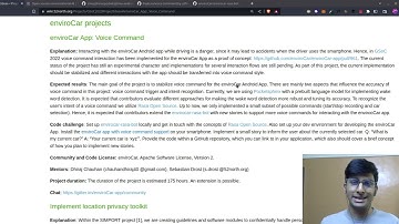 Introduction to enviroCar App: Voice Command