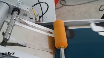 Carton Box Labelling Machine | Flexcy Top Labelling Machine | Solo Labeller Technology