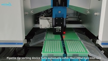 Pipette Tip Sorter For 10ul Tip Refill Into Tip Rack - Pipette Tip Sorting Device - ANTITECK