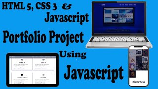 Portfolio Website | Responsive Personal Portfolio Website Using HTML 5 CSS3 and JavaScript | Part-2