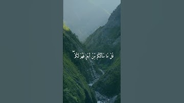 قُل مَاسَألتُكُم مِنْ أجْرٍ | محمد صديق المنشاوي|| سورة سبأ
