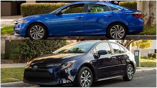 2020 Toyota Corolla Hybrid vs Honda Insight Comparison Review