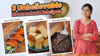 यकीन ही नहीं हुआ घर पर बना हुआ है | 3 Unbelievable Homemade Recipes✨