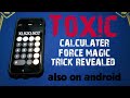 Toxic Calculator force magic trick. endless possibilities