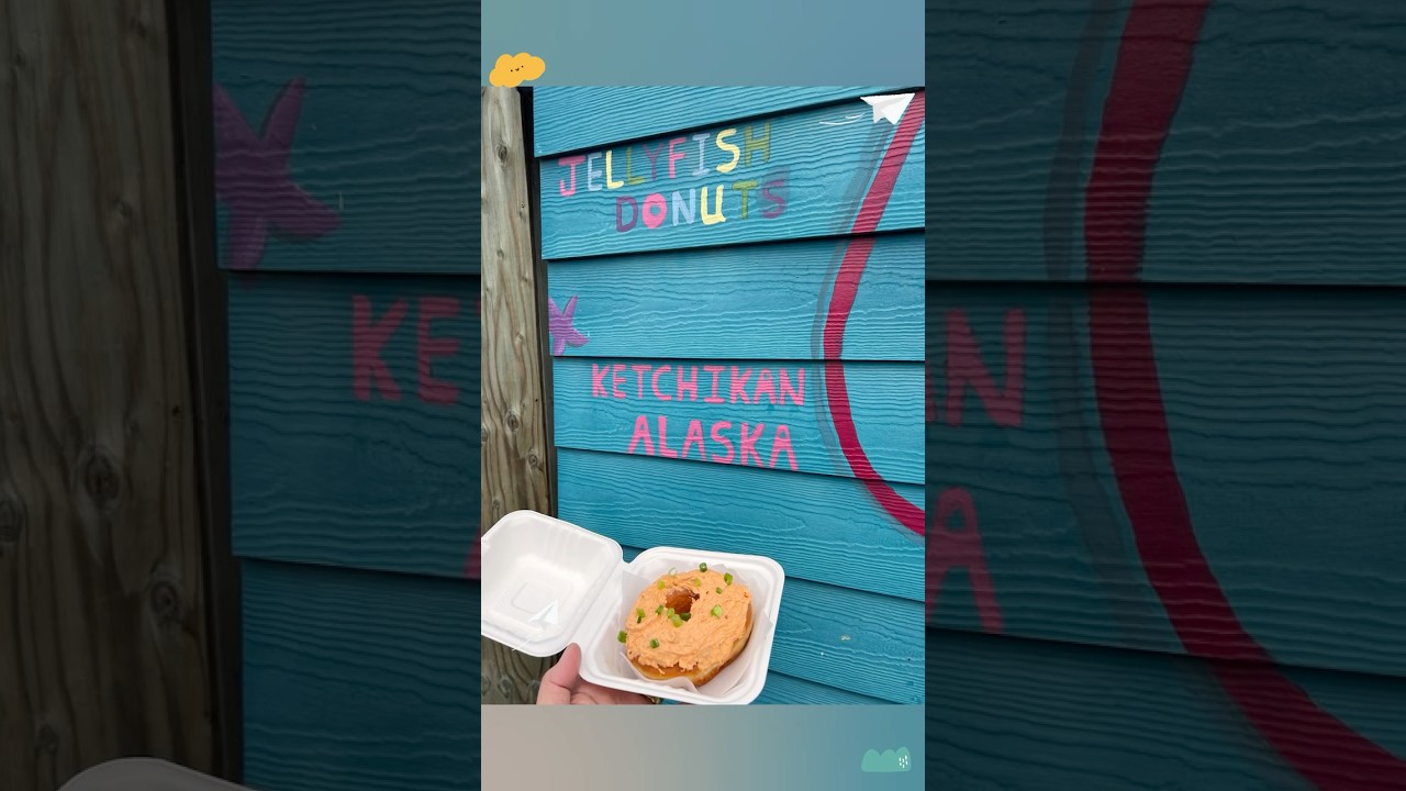 Jellyfish Donuts Ketchikan Alaska% #alaskacruise # #cafe # #celebrityedge