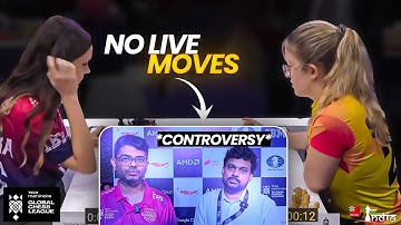 The "no live moves" controversy at the Global Chess League 2025