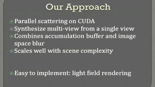 Real-time Depth of Field Rendering via Dynamic Light Field Generation and Filtering