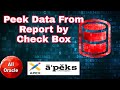 Peek Data From Report And Insert Into Other Table Oracle Apex