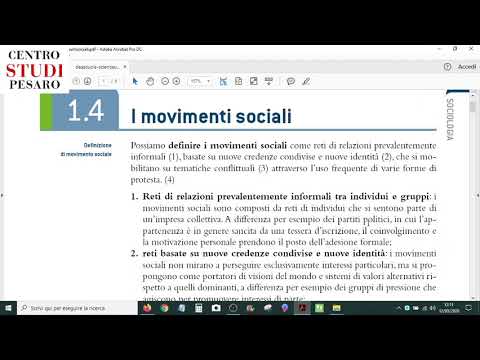 SCIENZE UMANE II-III - 16/03/2020 - Lezione sui movimenti sociali (1)