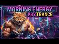 MORNING ENERGY - Full-On Morning Psytrance Workout | Gym Cat Energy