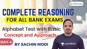 All Bank Exams | Reasoning by Sachin Modi | Alphabet Test with Basic Concept