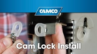 Cam Lock Install (For your RV's water heater door)