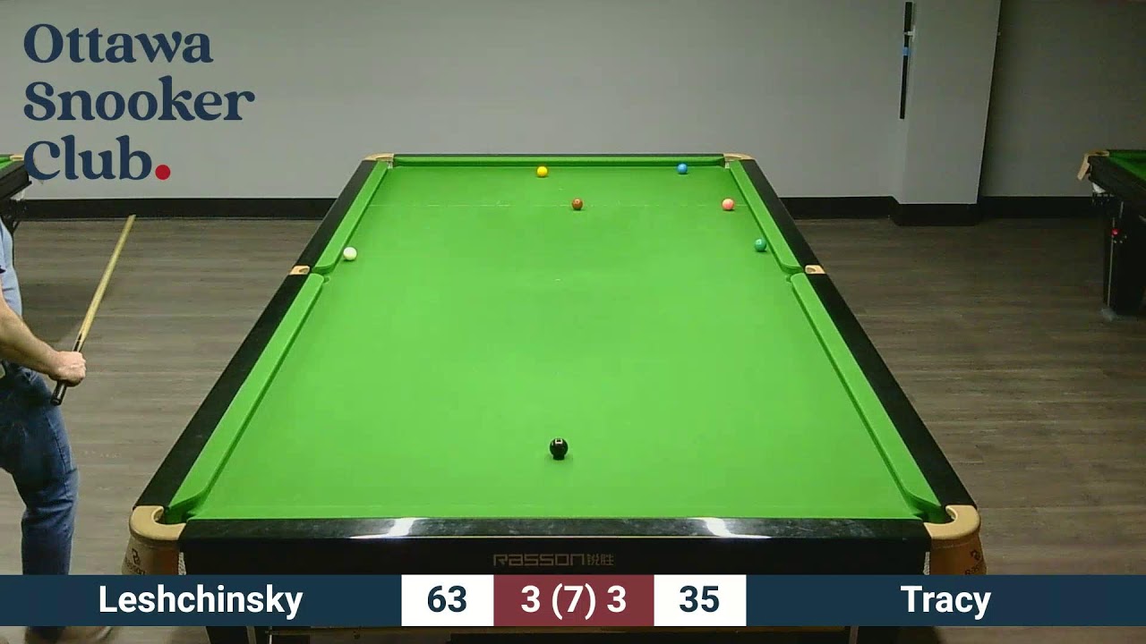 Ottawa Snooker Club - League Match Leo Leshchinsky vs Steph Tracy