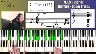 Video Tutorial - Ebb Tide - Learning the Chords - Upper Triads - Online Piano Lessons