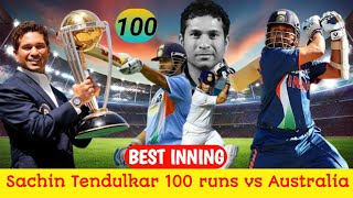 Sachin Greatest massive inning in ODI | Sachin Vs Australia 🏏🔥#ipl #cricket #cricketfever #viral