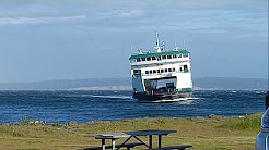Wsf Salish Ferry in storm from Port Townsend to Coupeville. May 23 2017.