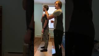 Scapular Orientation Exercise - To Prevent Shrugging in Elevation of the Arm