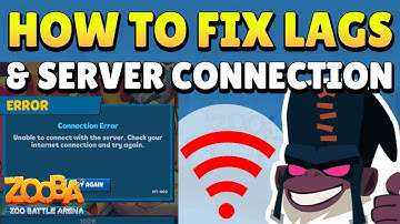 Zooba HOW TO FIX LAGS & Server Connection | Zooba Stars
