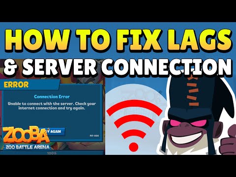 Zooba HOW TO FIX LAGS & Server Connection | Zooba Stars