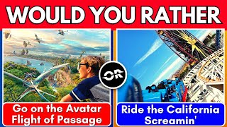 Would You Rather...? Disney Rides 🏰 and Theme Park Edition ⛲