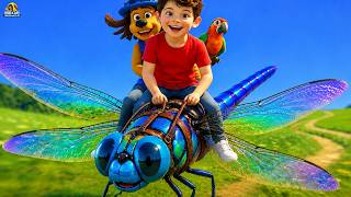 The Giant Dragonfly! Magical Educational Adventure for Kids with Bob & Jay