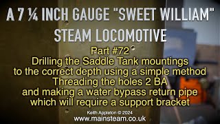 Thumbnail for A 7 ¼ INCH GAUGE "SWEET WILLIAM" LOCOMOTIVE - PART #72