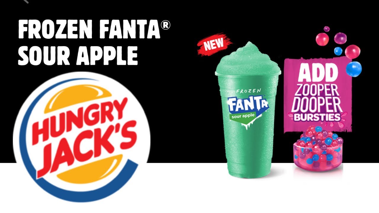 Frozen Drinks and Bursties - Hungry Jack's Australia