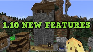 Minecraft 1.10 NEW MOBS, STRUCTURE, BLOCKS (Snapshot)