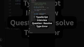 TypeScript Interview Ques: Resolve Function Input Error with Generics  #typescriptinterviewquestions