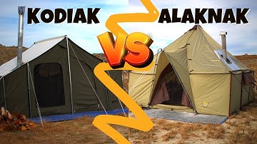 His Canvas Stove Tent was Better Than Mine. Kodiak 6170 vs Cabela