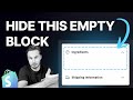 Hiding Metafield sections &amp; blocks when they're empty