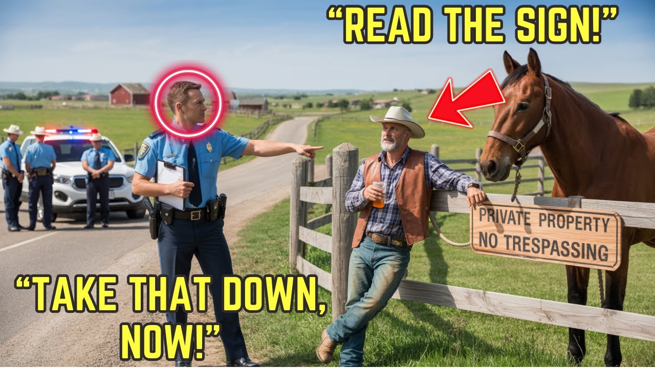 HOA Карен вызвала полицию, когда я установил предупреждающий знак на своей земле. Она заявила, чт...